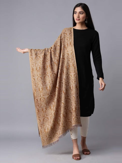 golden shawl for churidar