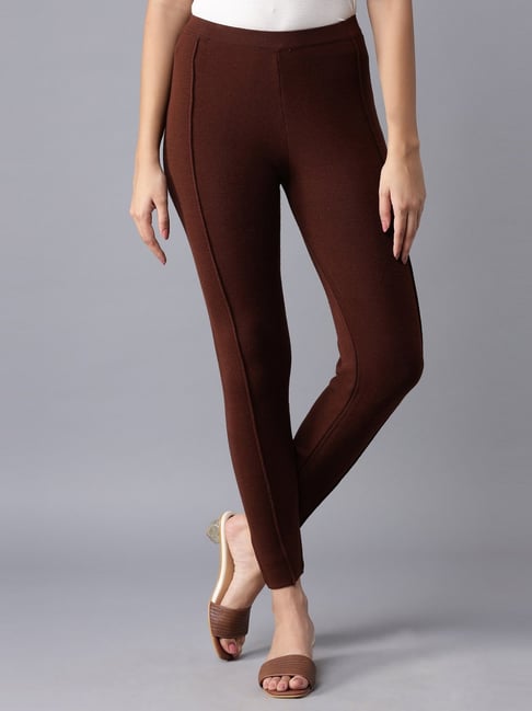Buy NGT Brown Super Soft Cotton Ankle Length Leggings for Women And Girls  (L) Online at Best Prices in India - JioMart.