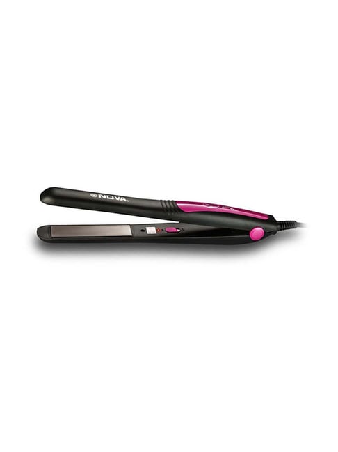 Nova Pro Shine NHS 840 Ceramic Plate Hair Straightener (Pink)