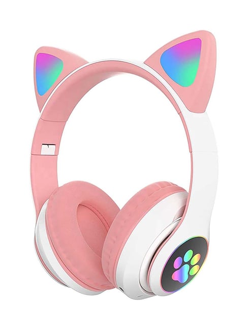 Buy WK Life Born To Live K8 RGB LED Bluetooth Headphone Pink