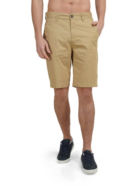 United Colors of Benetton Beige  Slim Fit Shorts