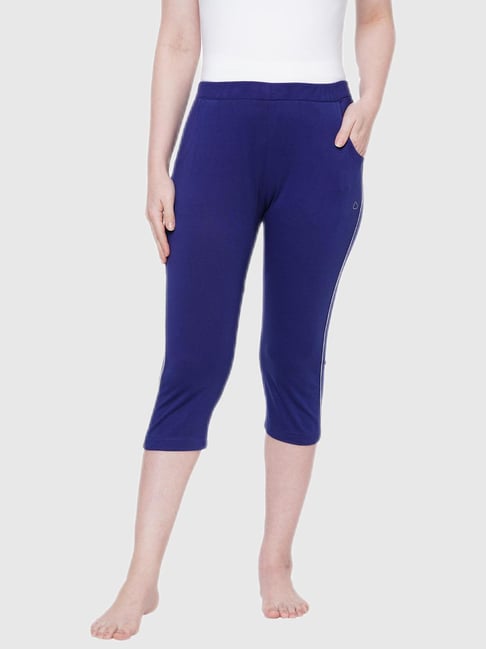 Sweet Dreams Blue Slim Fit Capris