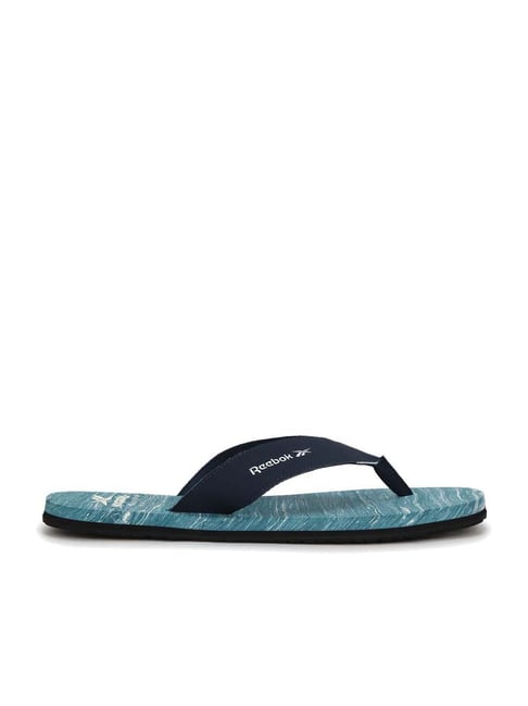 Reebok Men's HUDSON FLIP 2.0 Vector Navy & White Flip Flops