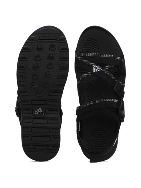 adidas gladi black floaters