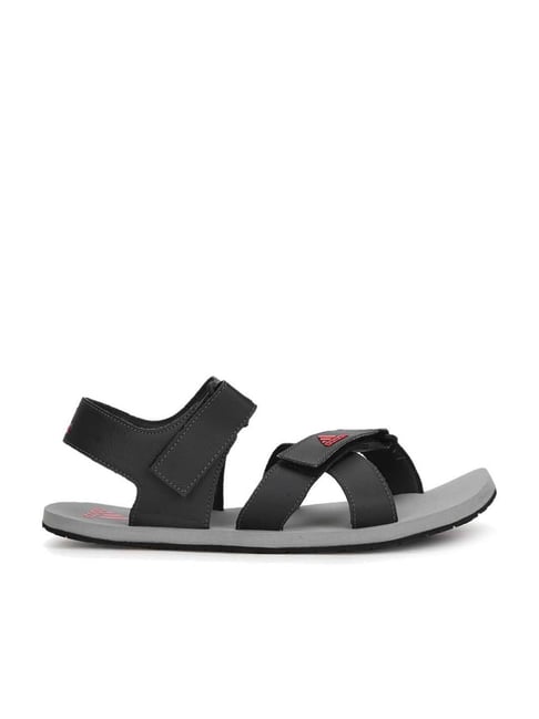 Adidas Men's Hengat Carbon Black Floater Sandals