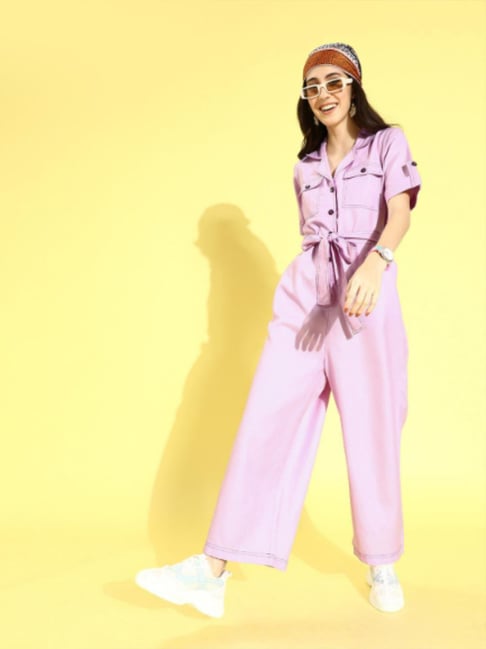 Style Quotient Pink Regular Fit Jumpsuit-picture-36