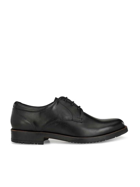 Carlo Romano Men's Black Derby Shoes-picture-28