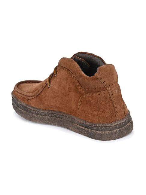 Carlo Romano Men's Brown Chukka Boots-Carlo Romano-Footwear-TATA CLIQ