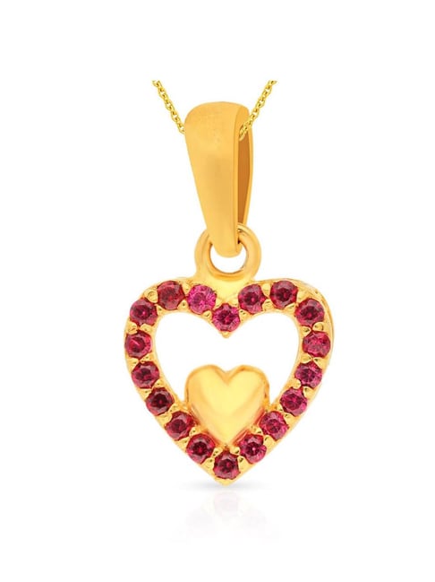 Ruby Diamond Heart Necklace – Hamra Jewelers