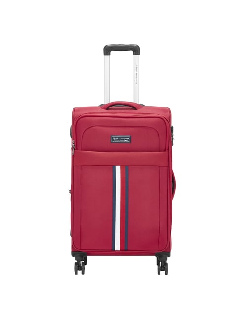 Tommy Hilfiger California Plus Red 8 Wheel Large Soft Cabin Trolley - 46.5 cm