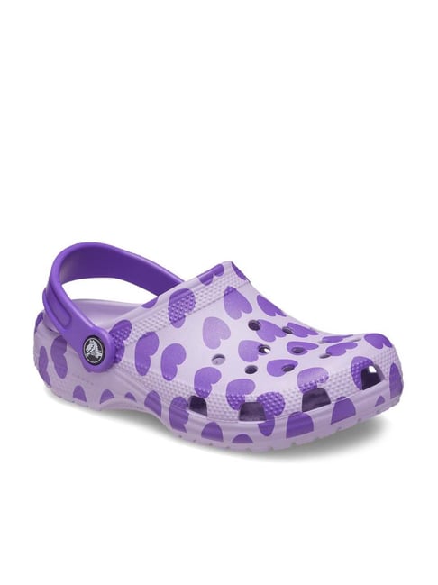 Crocs Kid's Classic Lavender Back Strap Clogs