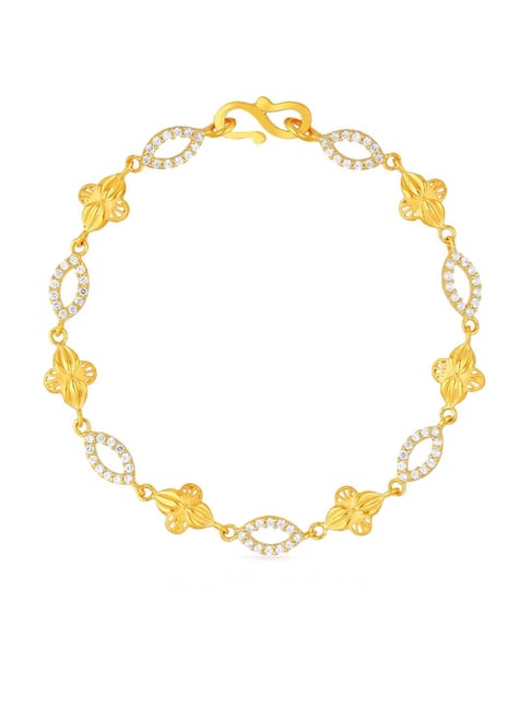 Buy MALABAR GOLD AND DIAMONDS Womens Gold Bracelet SKYBR024 | Shoppers Stop