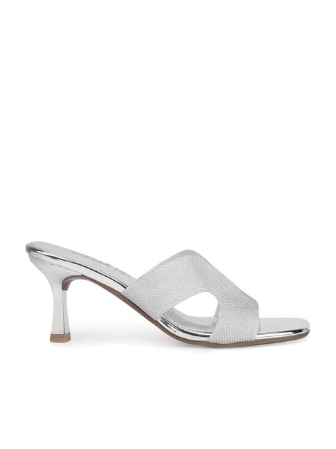 Truffle Collection Women's Silver Casual Stilettos