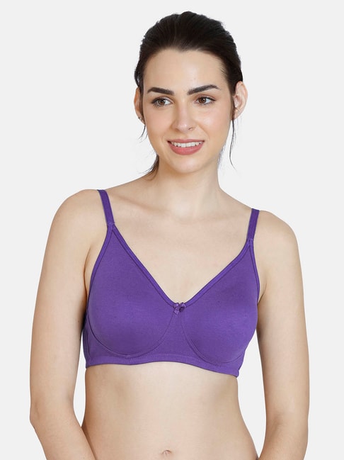 Buy Rosaline by Zivame Women's Polyester Wirefree Full Coverage