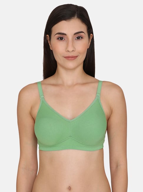 Buy Zivame Green Non Wired Non Padded T-Shirt Bra for Women Online @ Tata  CLiQ