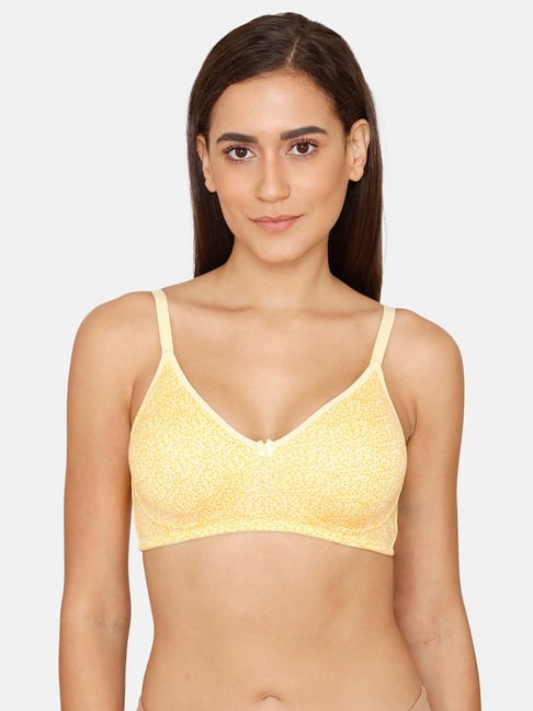 Buy Rosaline by Zivame Yellow Non Wired Non Padded T-Shirt Bra for Women  Online @ Tata CLiQ