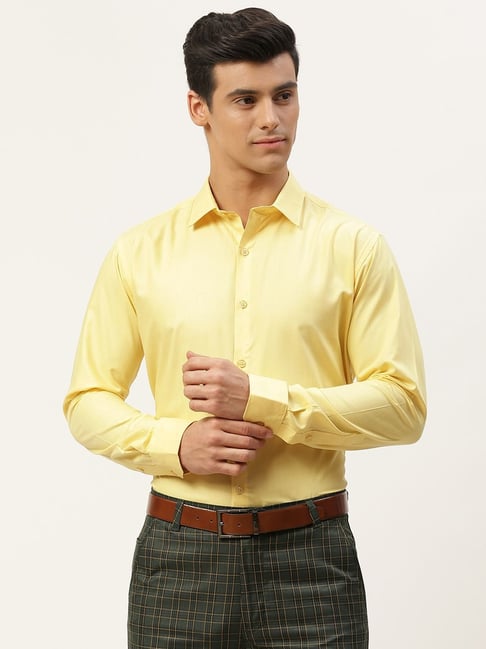 Buy Yellow Shirts Online In India At Best Price Offers