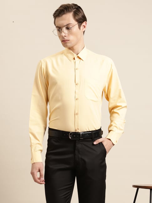 Sojanya Beige Cotton Regular Fit Shirt-picture-20