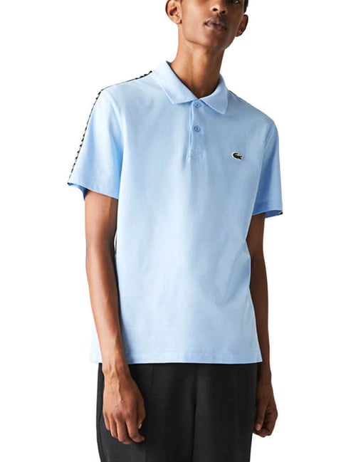 Buy Lacoste Blue Regular Fit Polo T Shirt for Mens Online Tata CLiQ