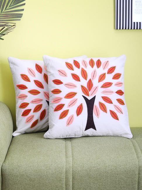 VarEesha Multicolor Cotton Cushion Cover - Set of 2