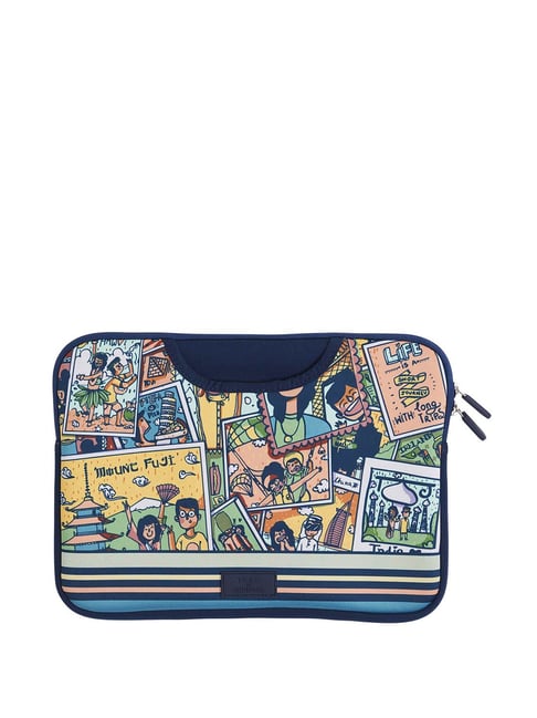 Buy TEAL By Chumbak Around the world Laptop Sleeve 13inch Online At Best Price Tata CLiQ