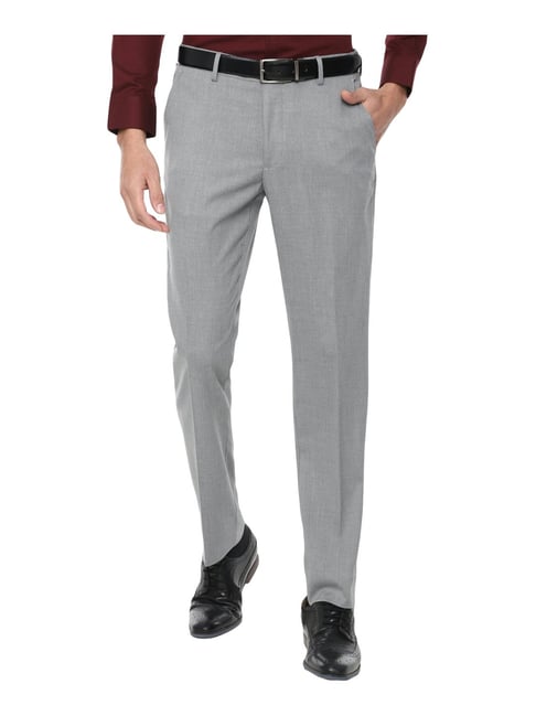 Buy Louis Philippe Cream Trousers Online - 352998 | Louis Philippe