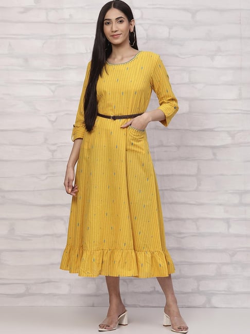 Buy Yellow Dresses & Gowns for Women by WARTHY ENT Online | Ajio.com