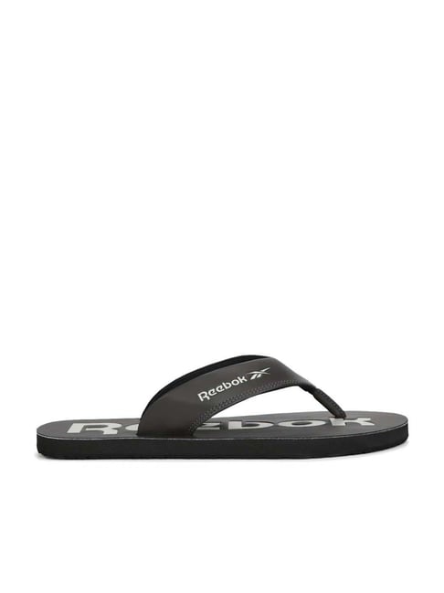 Reebok Men's STARK FLIP LP Charcoal Grey Flip Flops