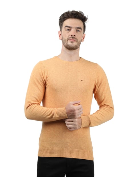 Light deals orange sweater