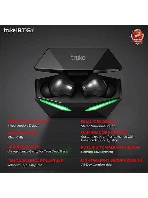 Buy Truke Btg1 True Wireless Bluetooth Earbuds Online At Best Price Tata Cliq 4078