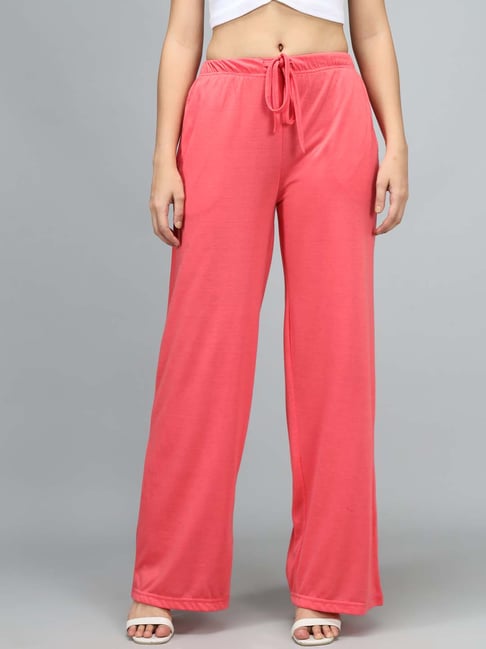 Kotty Pink Flared Fit Palazzos-picture-20