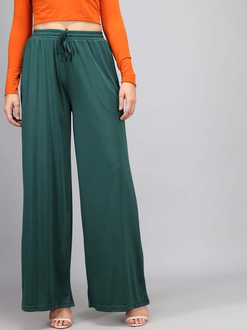 Kotty Green Flared Fit Palazzos-picture-38