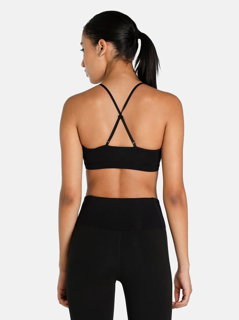 Puma Black Non Wired Padded Sports Bra