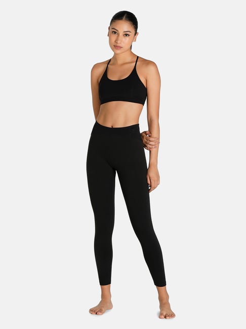 Puma Black Non Wired Padded Sports Bra