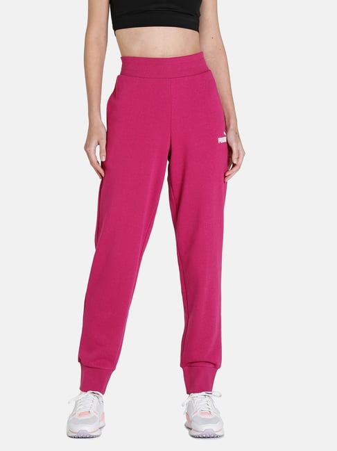 Puma Pink Regular Fit Joggers