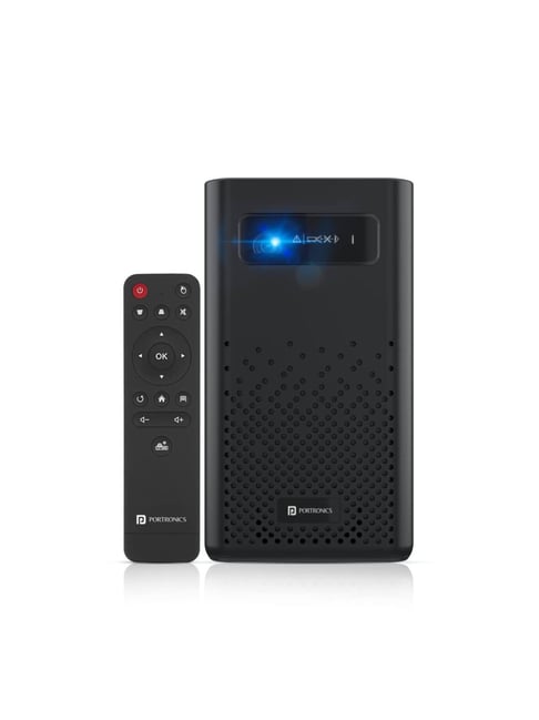 Portronics Pico 10 Smart LED Projector with Miracast (Black)