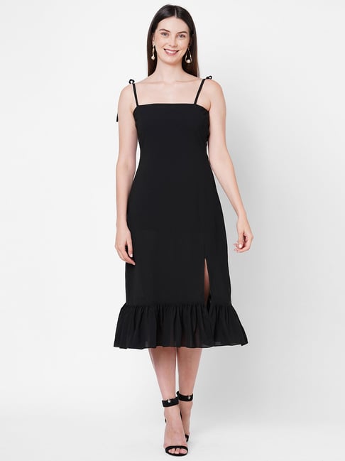 Poppi Black Slip Dress Price in India