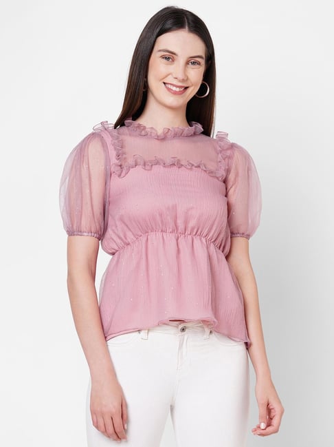 Poppi Pink A-Line Top Price in India