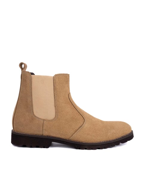 Mens beige hot sale chelsea boots