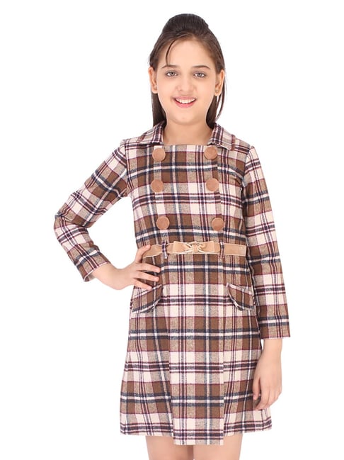 Buy online Check Printed Fit & Flare Dress from western wear for Women by  Heet Enterprise for ₹1249 at 17% off | 2024 Limeroad.com