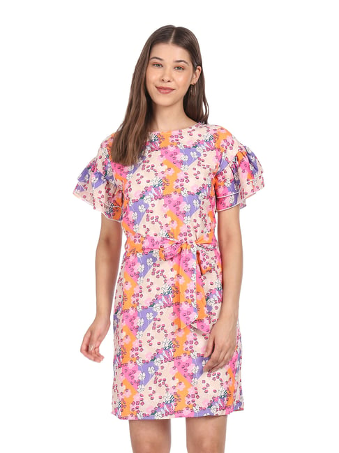 Sugr Multicolour Printed Dress Price in India