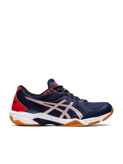 Buy Asics Men's Gel Rocket 10 Peacoat Navy Tennis Shoes for Men at