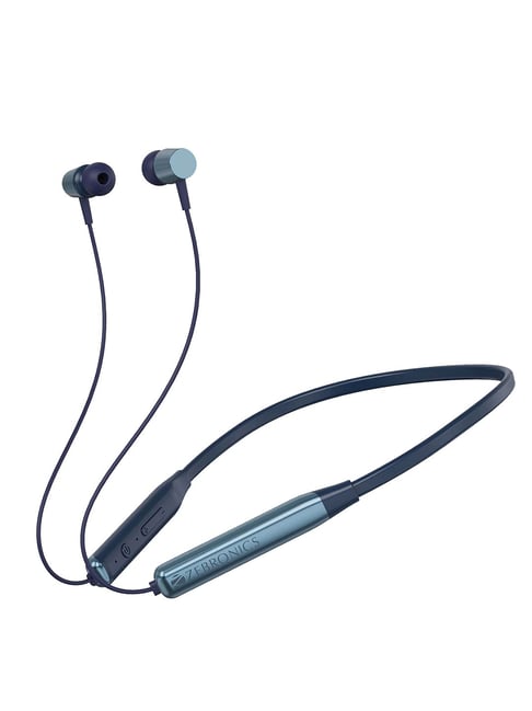 Buy Zebronics Zeb-Evolve Wireless Neckband with Mic (Metallic Blue