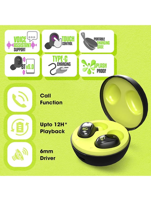 Buy Zebronics Zeb-Sound Bomb 1 True Wireless Earbuds with Mic
