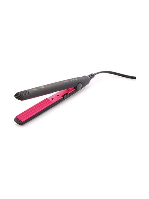 Ikonic Professional IKONIC Mini Wired Hair Crimper (Black and Pink)