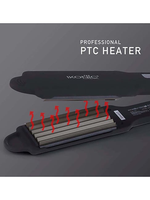 Buy IKONIC S9 Plus Wire Hair Crimper (Black) Online At Best Price