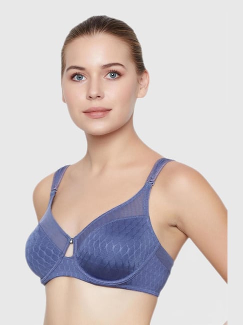 Buy Triumph Blue Printed Sports Bras for Women Online @ Tata CLiQ