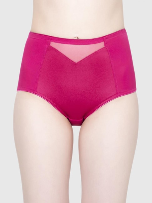 Triumph Pink High Waist Panty Price in India