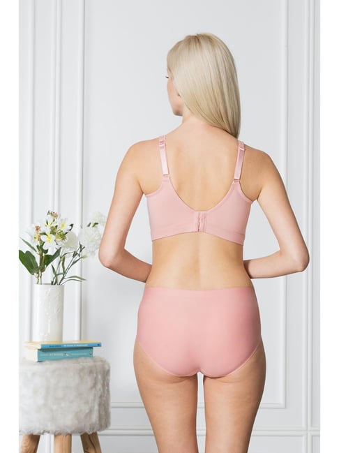 Buy Van Heusen Pink Non Wired Non Padded Minimizer Bra for Women