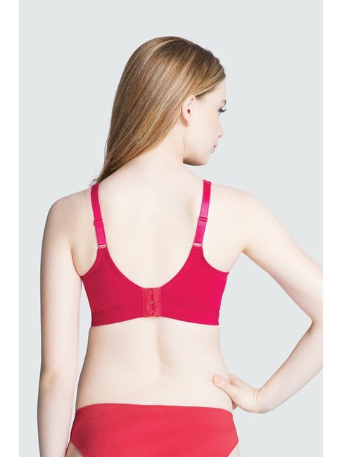 Buy Van Heusen Red Cotton Minimizer Bra for Women Online @ Tata CLiQ